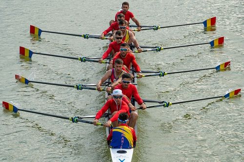 Echipajele Romaniei la Europene de canotaj. FOTO: Bálint Czucz / Federația Română de Canotaj