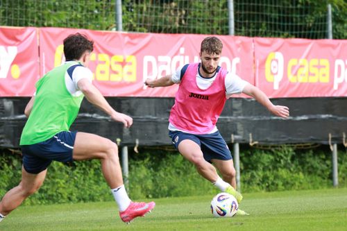 Antrenamentul echipei naţionale U21. Foto: Facebook, @Echipa națională de fotbal a României