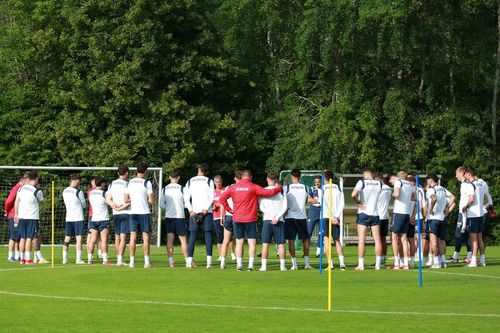 Antrenamentul echipei naţionale U21. Foto: Facebook, @Echipa națională de fotbal a României