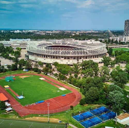 Aici joacă România   Imagini surprinse de GOLAZO.ro azi, pe arena unde naționala lui Lucescu va încerca să obțină   victoria cu Austria
