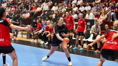 Gala Neagu, meci Home Stars - World Stars. Foto: GOLAZO.ro