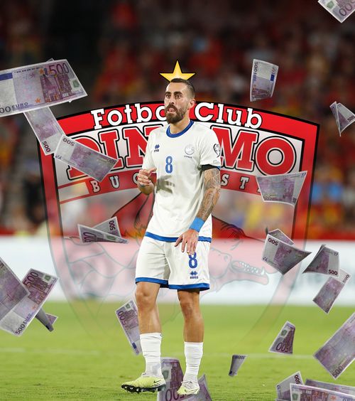 Kyriakou, în topul salariilor  Câți bani va încasa la   Dinamo  jucătorul cu 69 de selecții la naționala Ciprului