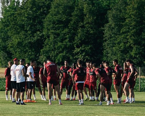 Rapid, cantonament in Slovenia (foto: Facebook @ FC Rapid 1923)