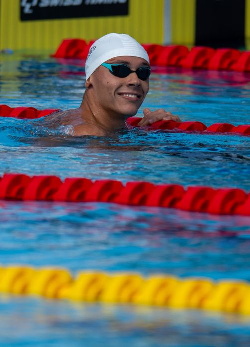 David Popovici, în serii la 100 metri liber la Europenele U23 (foto: Raed Krishan / GOLAZO.ro)