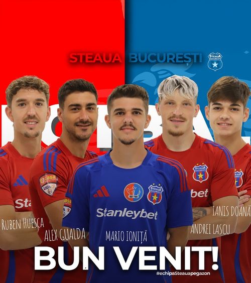 Steaua, 5 dintr-un foc  „Militarii” au prezentat   noile transferuri.  Doi spanioli din Liga 4, în Ghencea