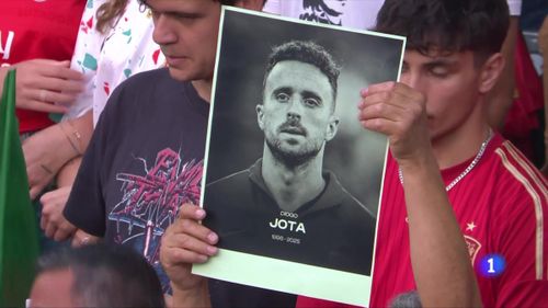 Minut de reculegere în memoria lui Diogo Jota la EURO 2025 feminin (foto: MARCA)