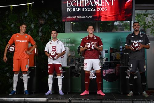 Rapid și-a prezentat echipamentul pentru sezonul 2025/26 (Foto: Raed Krishan / GOLAZO.ro)