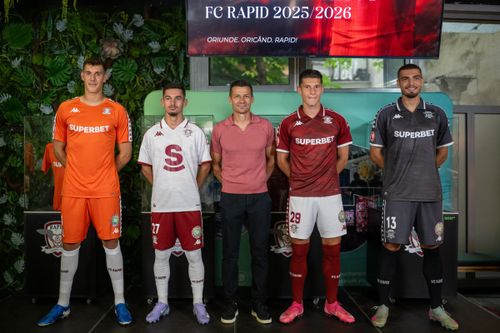 Rapid și-a prezentat echipamentul pentru sezonul 2025/26 (Foto: Raed Krishan / GOLAZO.ro)
