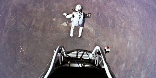 14 octombrie 2012, ziua când Felix Baumgartner a sărit de la 39.000 de metri și a depășit viteza sunetului Foto: Red Bull