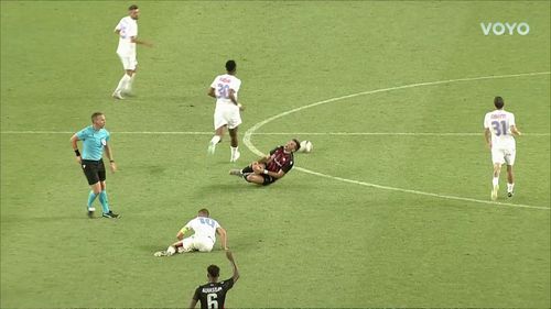 Eliminarea lui Tănase în Shkendija - FCSB. Capturi Voyo (10).jpg