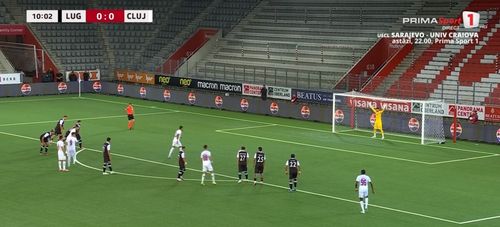 Penalty-ul ratat de Karlo Muhar în Lugano - CFR Cluj/ Foto: captură Prima Sport.jpg