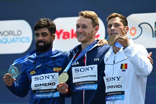 Constantin Popovici, medalie de bronz la  Campionatele Mondiale de natație de la Singapore (FOTO: Raeed Krishan / GOLAZO.ro)