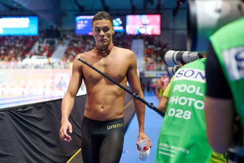 „INCIDENT” INTERNAȚIONAL 😄 Reacția amuzantă a lui David Popovici, surprinsă de Raed Krishan, fotoreporterul GOLAZO.ro