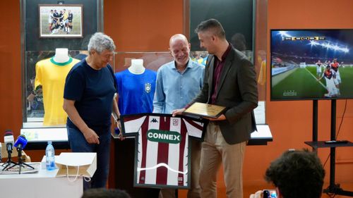 Expoziția temporară Mircea Lucescu, la Muzeul Fotbalului (foto: Iosif Popescu/GOLAZO.ro)