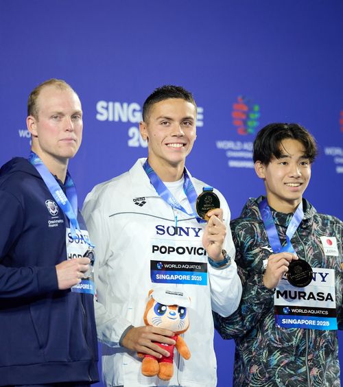 „Am stat crispat”   Primul medaliat olimpic din istoria înotului masculin românesc a avut emoții pentru David Popovici:   „La 100m liber va fi o finală epică!”