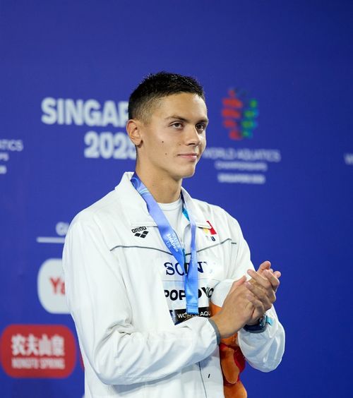 „Nu i-a convenit”    Cum a reacționat antrenorul lui David Popovici  când a aflat că vrea să renunțe la cursă: „A știut unde să se oprească”