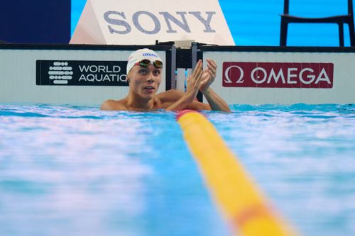 David Popovici s-a calificat în finală la 100 m liber / Mondialele de Natație FOTO Raed Krishan