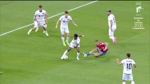 FCSB - Shkendija, Bîrligea cere penalty. Capturi Antena 1