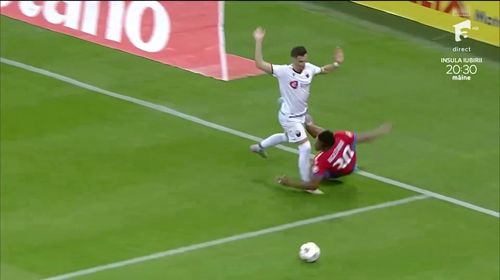 FCSB - Shkendija, Ngezana cere penalty. Capturi Antena 1