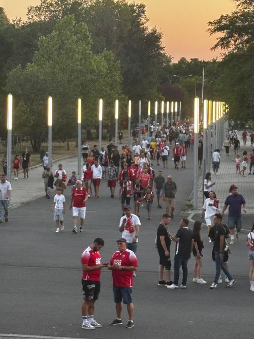 Imagini cu fanii înainte de Dinamo - FCSB (foto: Filip Ioanițiu/GOLAZO.ro)