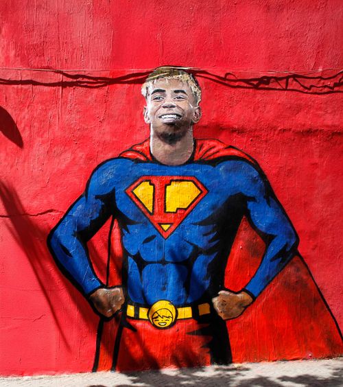  Muralul lui Yamal, vandalizat  Tributul adus starului catalan a fost   stricat din nou!  Ce au pictat pe portret