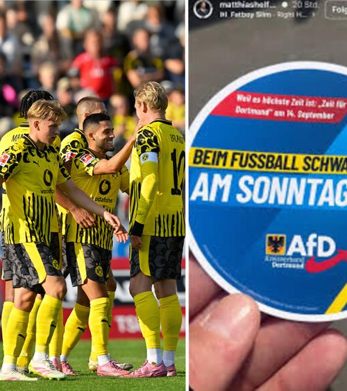 Borussia Dortmund ia măsuri   Clubul german oprește   campania unui partid politic de dreapta,  printr-o acțiune în justiție