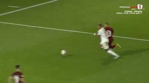 CFR Cluj a cerut penalty în meciul cu Braga FOTO Captură video Prima Sport