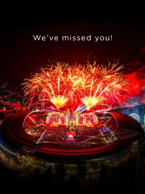 Cum arată Cluj Arena. Foto: Facebook, @UNTOLD