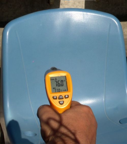 Temperaturi extreme în Bănie    76°C pe scaunele din tribună,  la duelul U Craiova - Hermannstadt