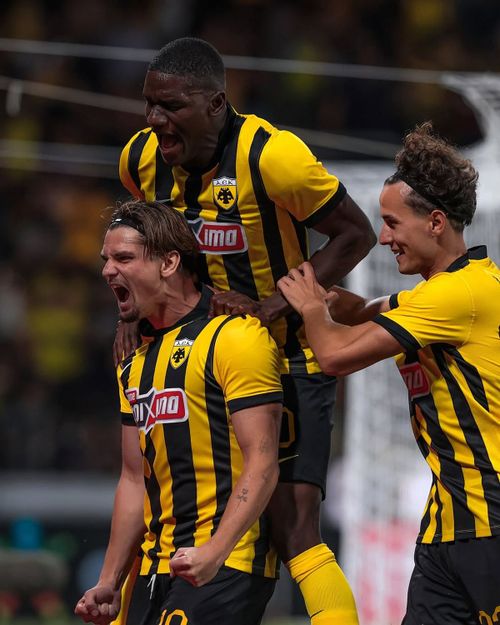 Răzvan Marin, gol pentru AEK Atena în Conference League (foto: Instagram/aekfc_official)