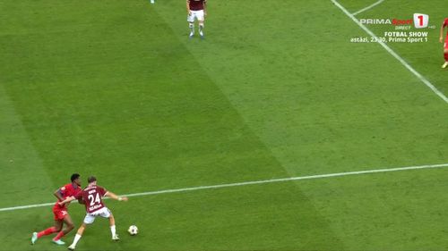 Golul 2 marcat de Elvir Koljic în Rapid - FCSB FOTO Capturi video Prima Sport