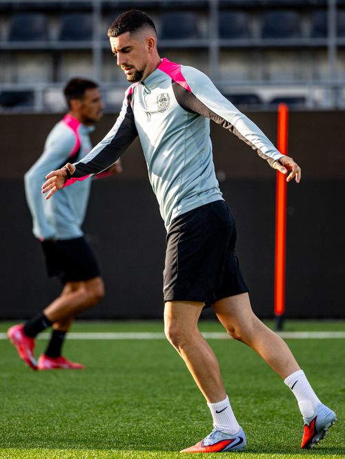 CFR Cluj, antrenament oficial înaintea meciului cu Hacken FOTO Facebook/CFR Cluj