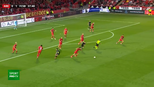 Eliminarea lui Cisotti în Aberdeen - FCSB