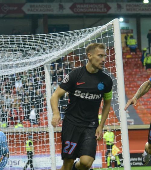 „Plecăm de aici cu un gust amar”    Darius Olaru,  după egalul obținut de FCSB cu Aberdeen: „Chiar te simți fotbalist”