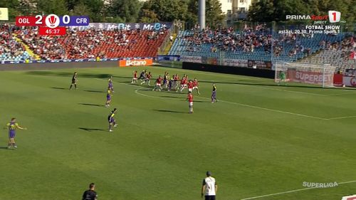 Eliminare lui Leo Bolgado în Oțelul - CFR Cluj