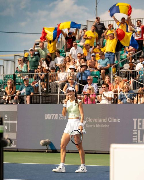 Sorana Cîrstea în finala Tennis in the Land. Foto: Instagram, @soranacirstea