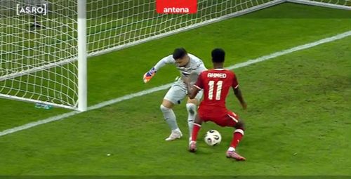 Gafă comisă de Horațiu Moldovan în România - Canada FOTO Captură video Antena 1