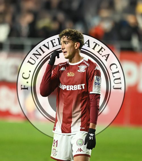 U Cluj, transfer de la Rapid  Giuleștenii   l-ar fi cedat  pe mijlocașul pentru care au plătit 400.000 de euro