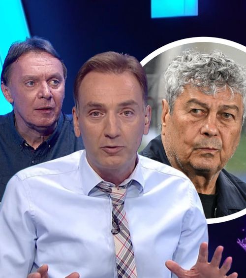 „Voi nu cunoașteti nici numele jucătorilor”  Cristi Geambașu și Radu Naum   l-au contrat, în direct, pe Lucescu:   „Cum a fost când spuneați de Sorescu?”