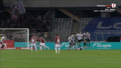 Al doilea penalty cerut de Rapid în meciul cu U Cluj 0-0