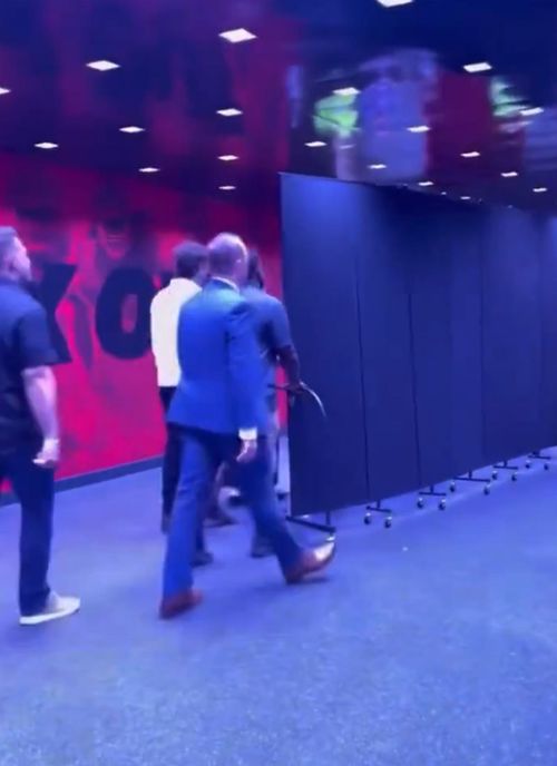 Taylor Swift a folosit un scut-anti glonț la stadion (foto: captură X)