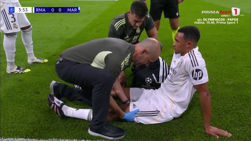 Accidentare Arnold în Real Madrid - Marseille 2-1