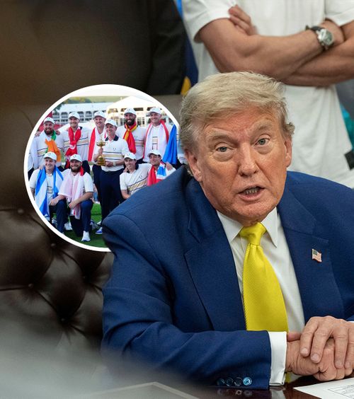 Donald Trump, ținta ironiilor  Ce a postat echipa Europei, după ce a câștigat Ryder Cup »   Cum a răspuns Trump