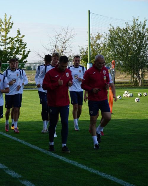 Adrian Iencsi, primul antrenament cu România U20