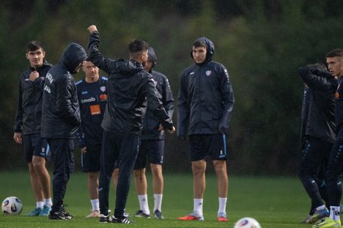 Antrenament oficial Republica Moldova FOTO Raed Krishan/GOLAZO.ro