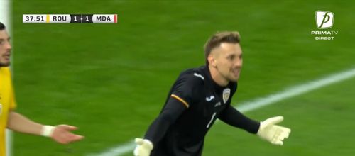 Autogolul lui Ionuț Radu în România - Moldova