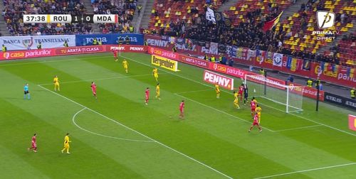 Autogolul lui Ionuț Radu în România - Moldova