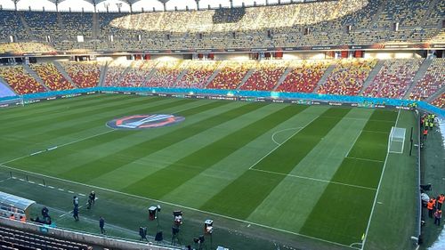 Arena Naţională, înainte de FCSB-PAOK. Foto: GOLAZO.ro