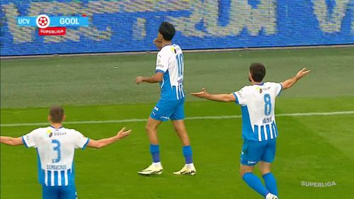 Gesturile lui Ștefan Bairam după gol l-au nemulțumit pe Mirel Rădoi Foto captura Prima Sport (6).jpeg