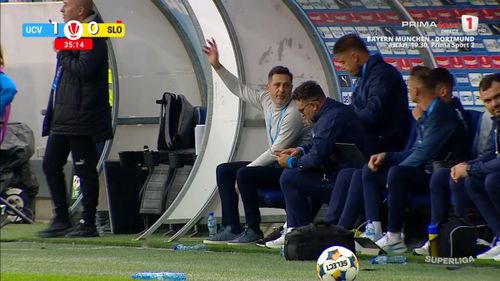 Gesturile lui Ștefan Bairam după gol l-au nemulțumit pe Mirel Rădoi Foto captura Prima Sport (13).jpeg